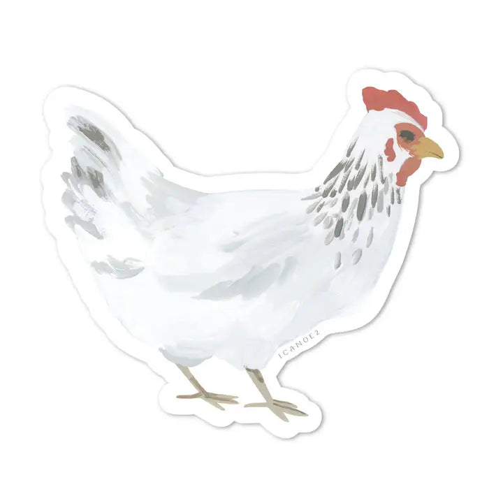 Delaware Chicken Decal Sticker