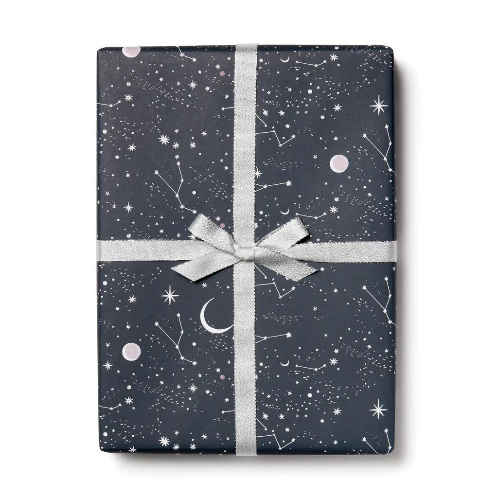 Moon and Stars Wrapping Paper