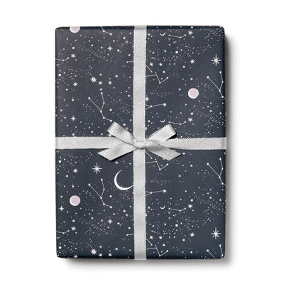 Moon and Stars Wrapping Paper