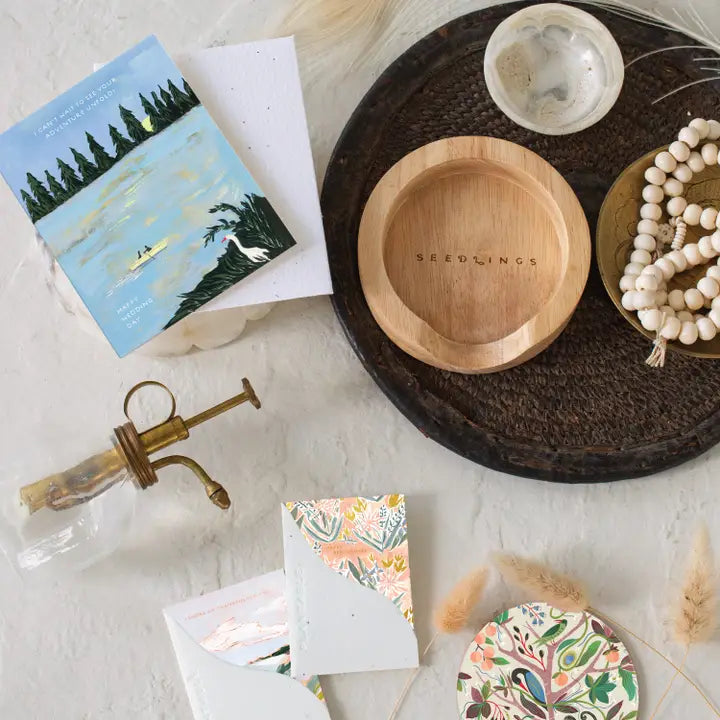 The Adventure of Us - Plantable Wedding Card