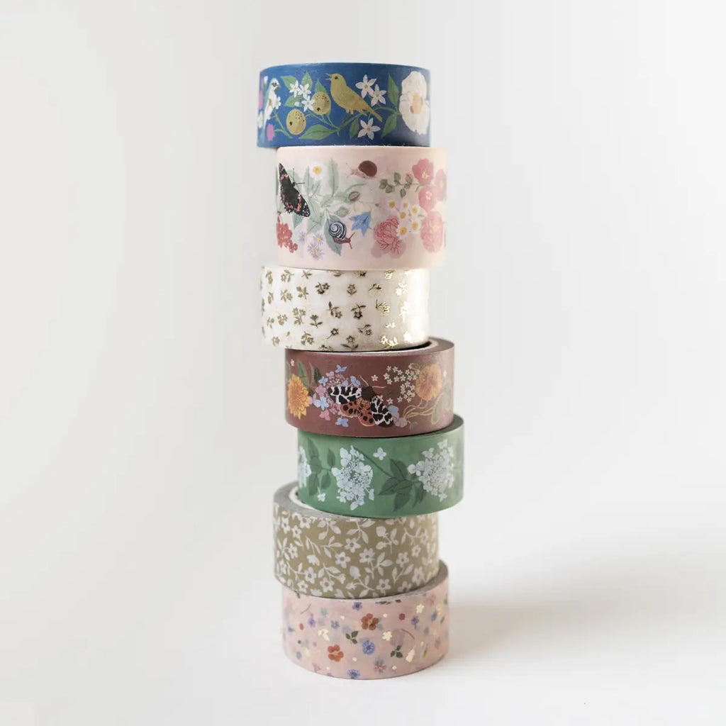 Gold Petite Flora |  Washi Tape