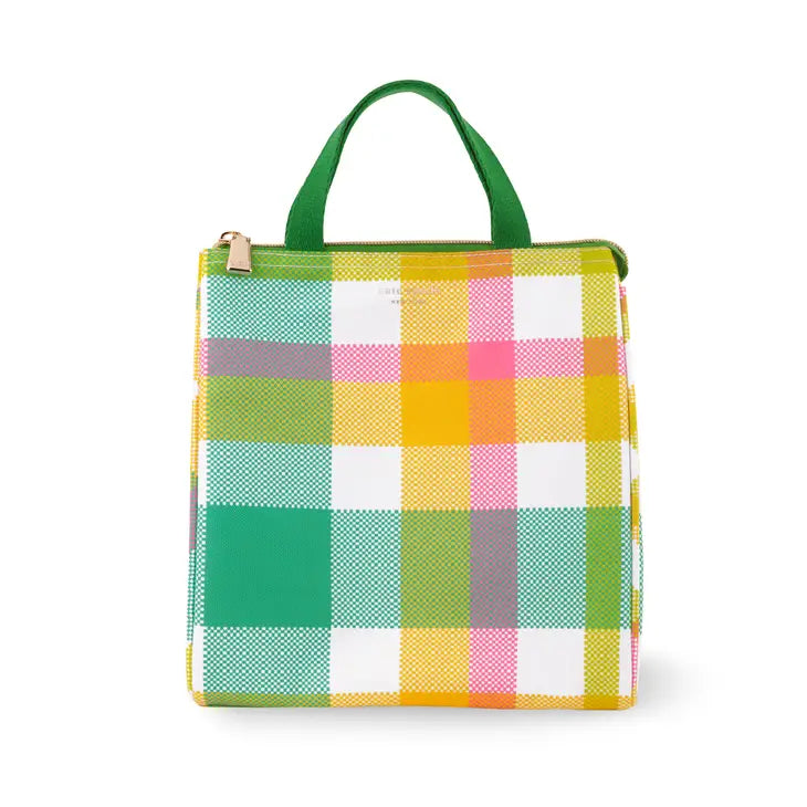 LUNCH BAG - GARDEN PLAID