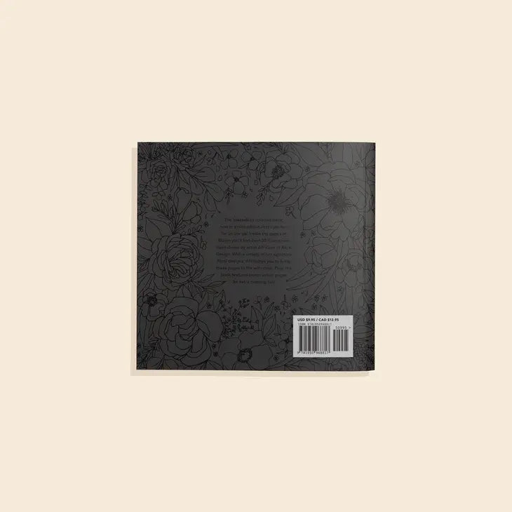 BLOOM (FLORAL COLORING BOOK)