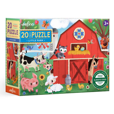 Little Farm 20 Piece Rectangular Puzzle
