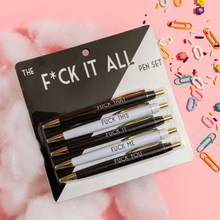 FUCK IT ALL PEN SET
