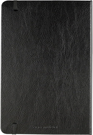 ESSENTIALS LEATHER DOT MATRIX NOTEBOOK - LARGE A5 SIZE