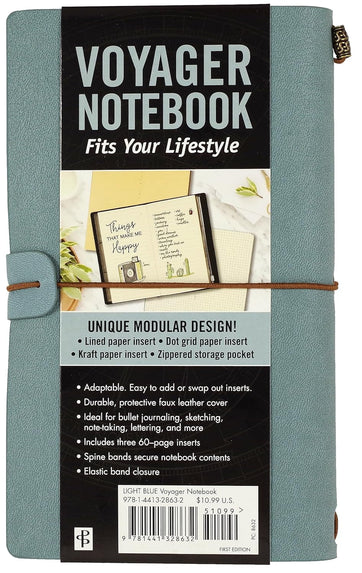 LIGHT BLUE VOYAGER NOTEBOOK