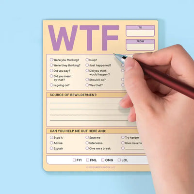 WTF NIFTY NOTE PAD (PASTEL)