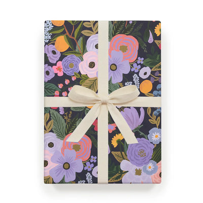 Garden Party Violet Wrapping Sheet (Roll of 3)