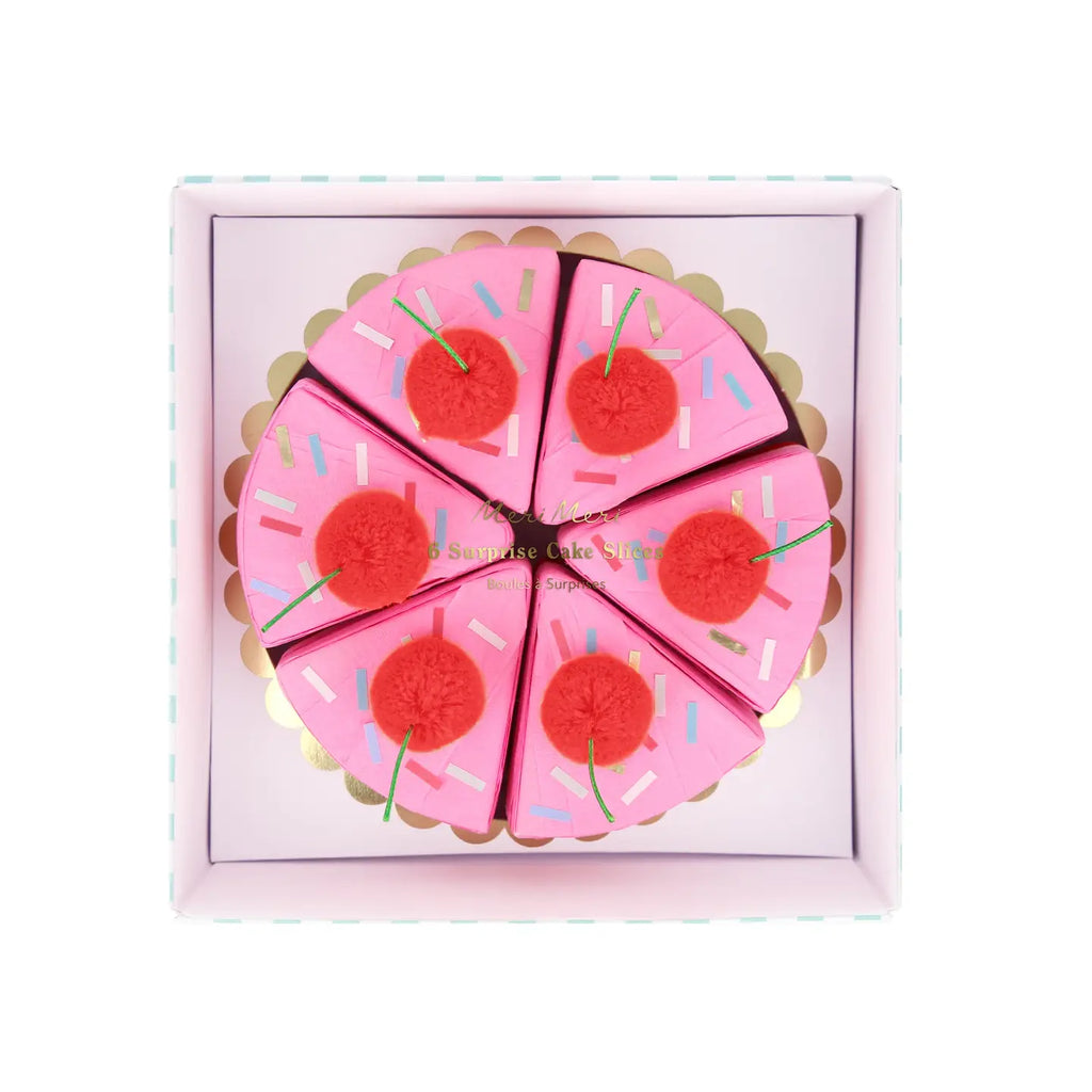 Surprise Cake Slices