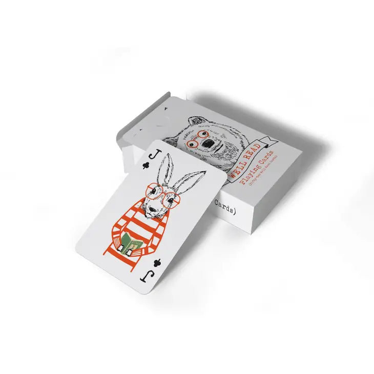 WELL-READ PLAYING CARDS