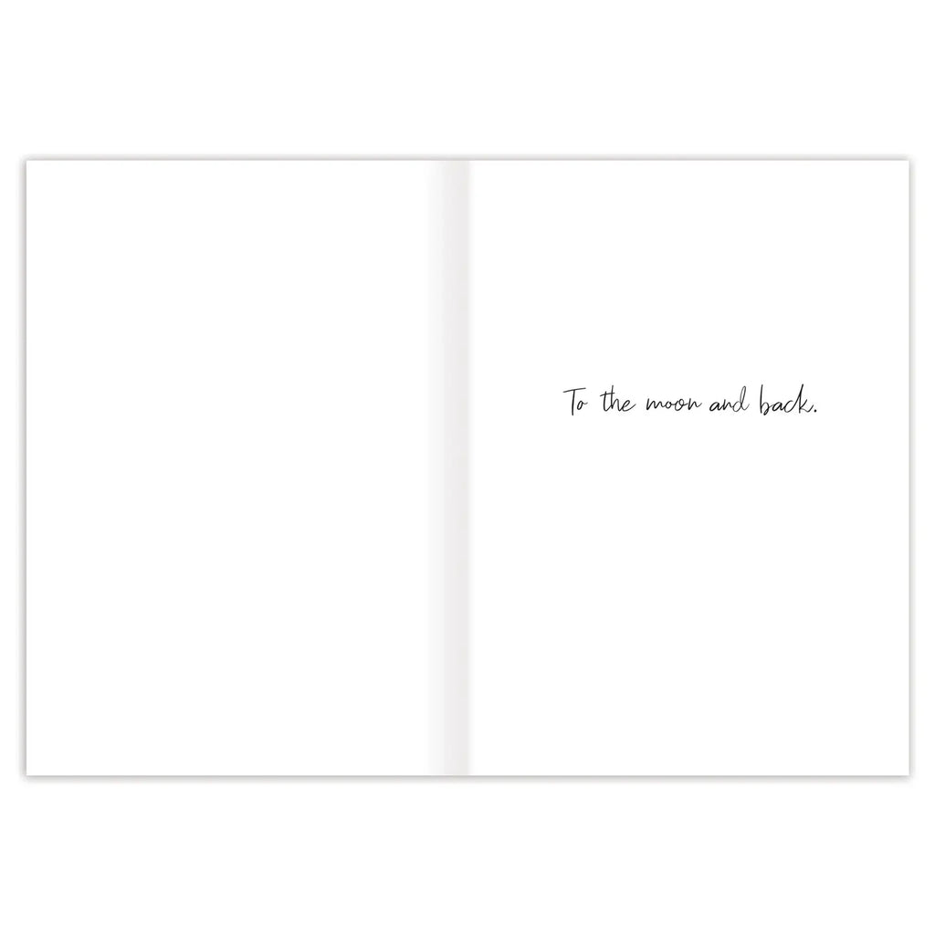 Moon Over Water Anniversary Card