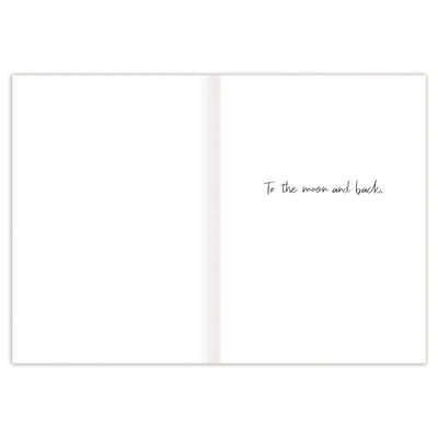 Moon Over Water Anniversary Card
