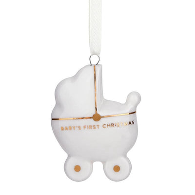 Baby's First Christmas Ornament - Baby Carriage