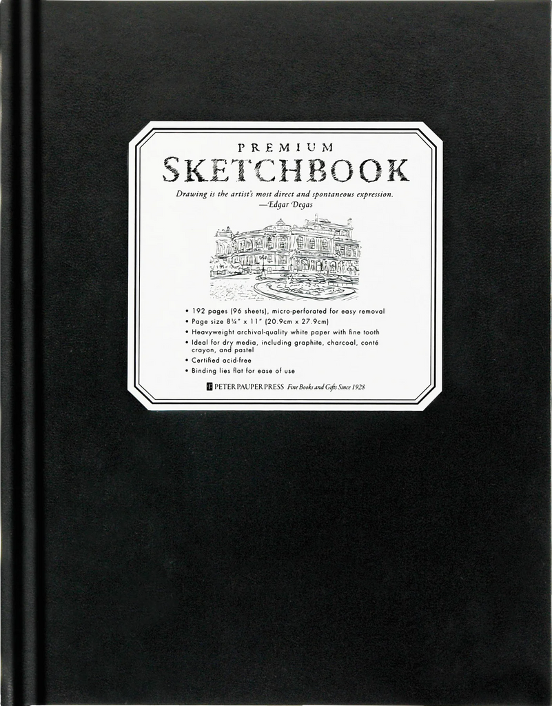 LARGE BLACK PREMIUM SKETCHBOOK