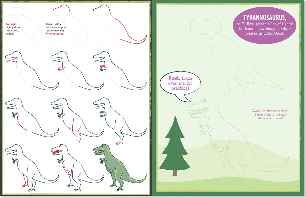 LEARN HOW TO DRAW...DINOSAURS!