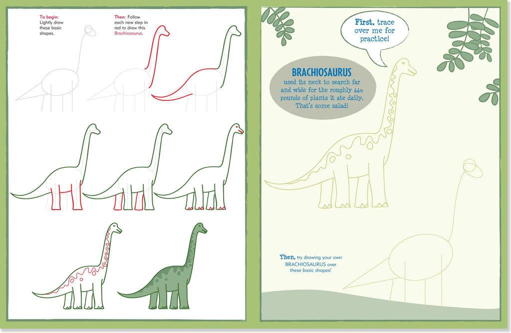 LEARN HOW TO DRAW...DINOSAURS!