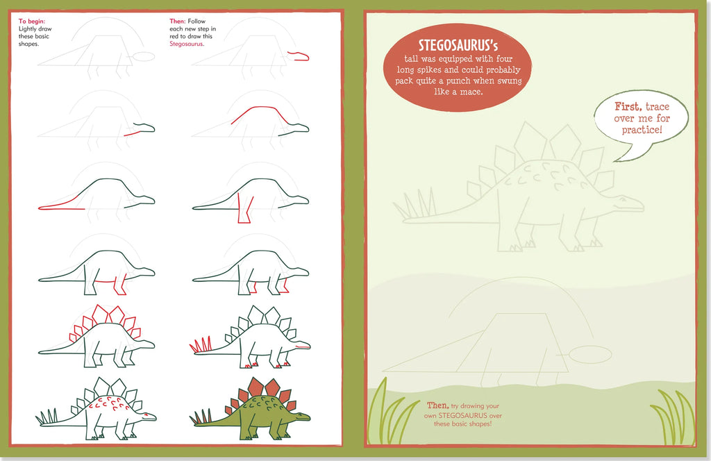 LEARN HOW TO DRAW...DINOSAURS!