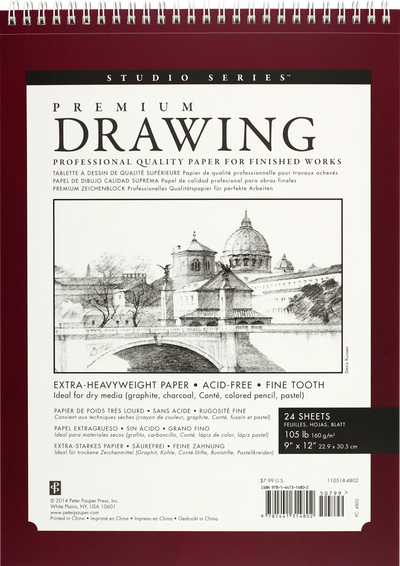 Premium Drawing Pad 9 x 12