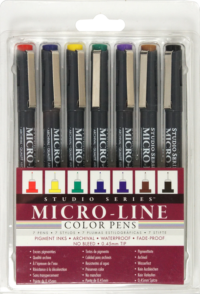 STUDIO SERIES COLOR MICRO-LINE PEN SET