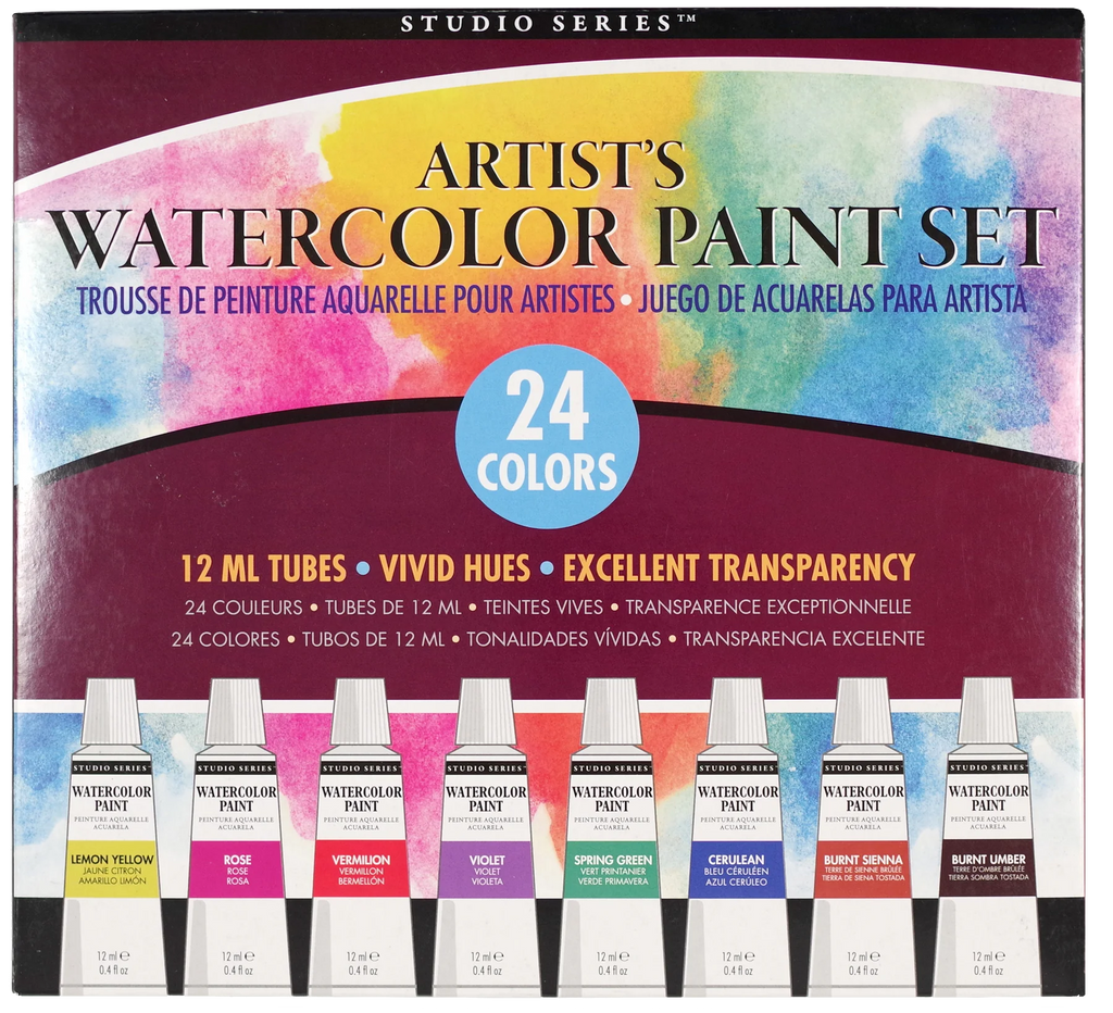 STUDIO SERIES ARTIST'S WATERCOLOR PAINT SET