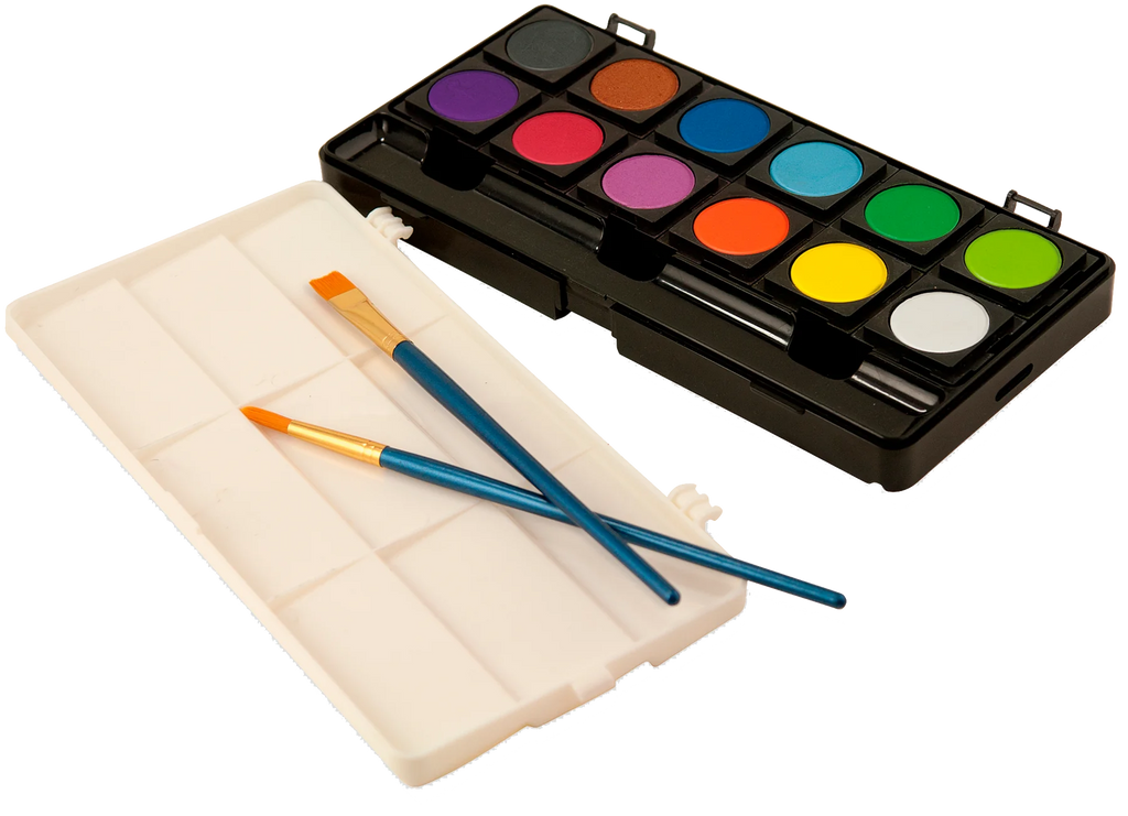 STUDIO SERIES DRY GOUACHE PAINT SET (12 OPAQUE WATERCOLOR PAINTS)