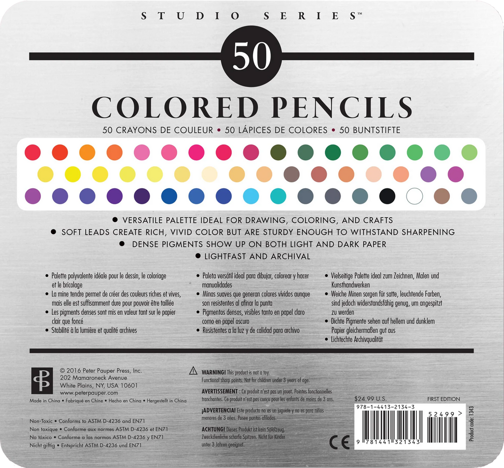 STUDIO SERIES DELUXE COLORED PENCIL SET (SET OF 50)