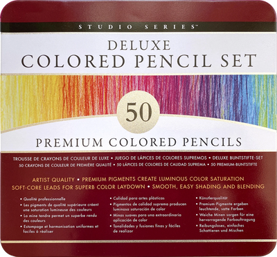 STUDIO SERIES DELUXE COLORED PENCIL SET (SET OF 50)