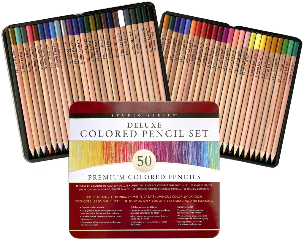 STUDIO SERIES DELUXE COLORED PENCIL SET (SET OF 50)