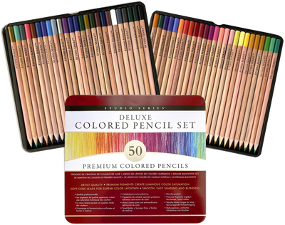 STUDIO SERIES DELUXE COLORED PENCIL SET (SET OF 50)