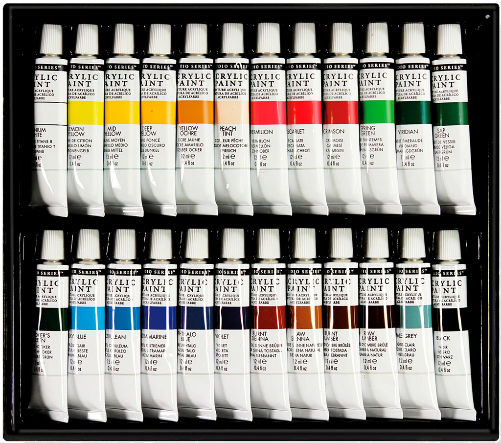 STUDIO SERIES ACRYLIC PAINT SET (24 COLORS)