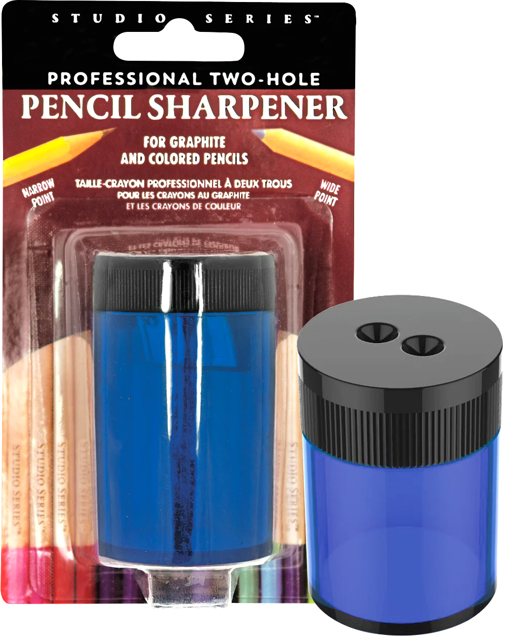 Sharpener In French STUDIO SERIES PROFESSIONAL 2-HOLE PENCIL SHARPENER