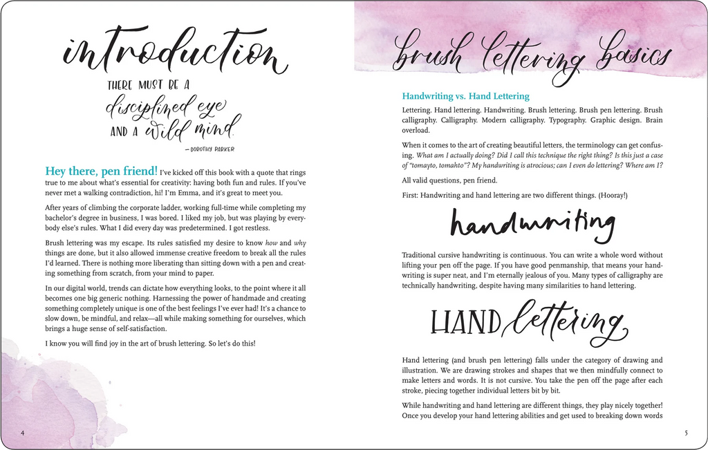 BRUSH LETTERING FROM A TO Z
