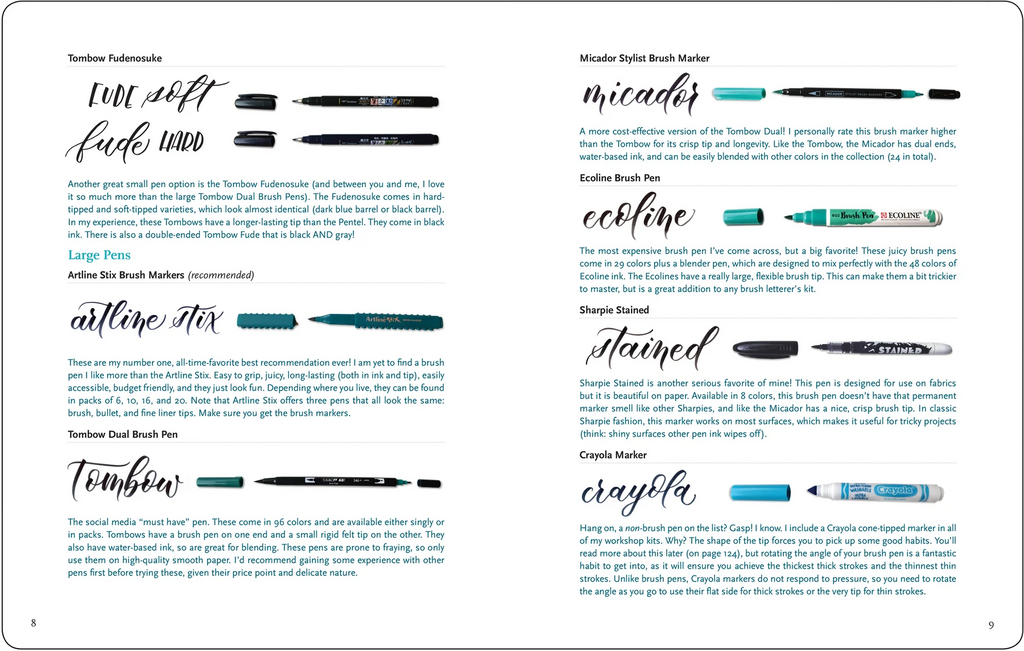 BRUSH LETTERING FROM A TO Z