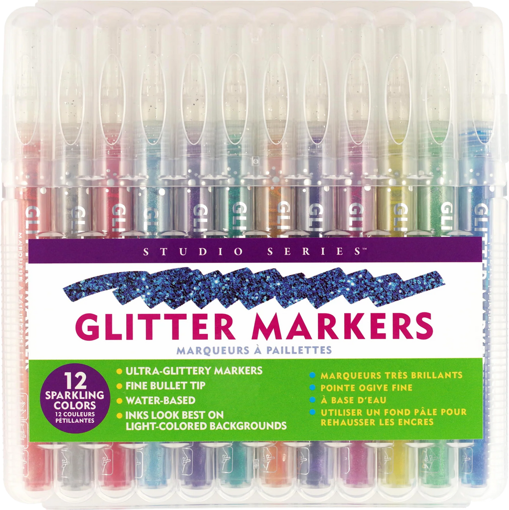 STUDIO SERIES GLITTER MARKERS