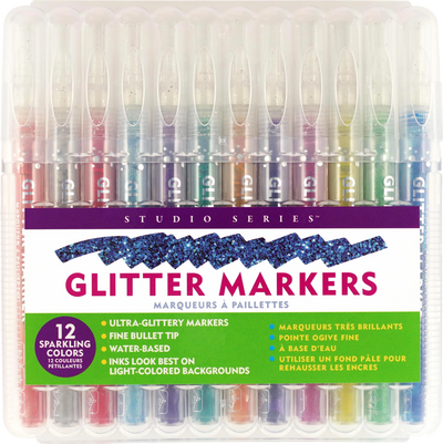 STUDIO SERIES GLITTER MARKERS