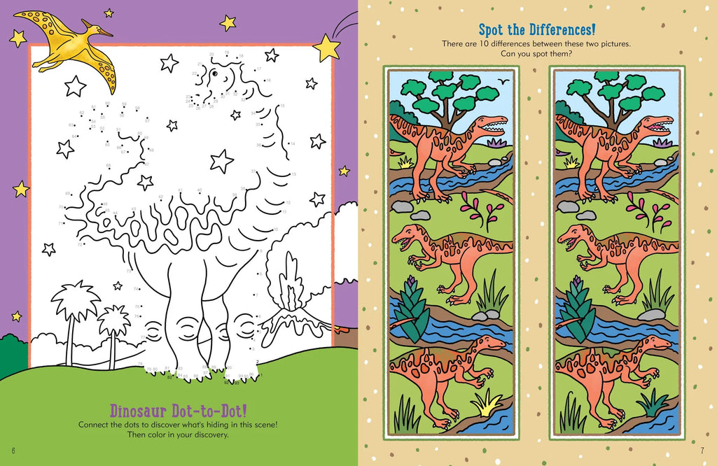 DINOSAUR ACTIVITY BOOK!