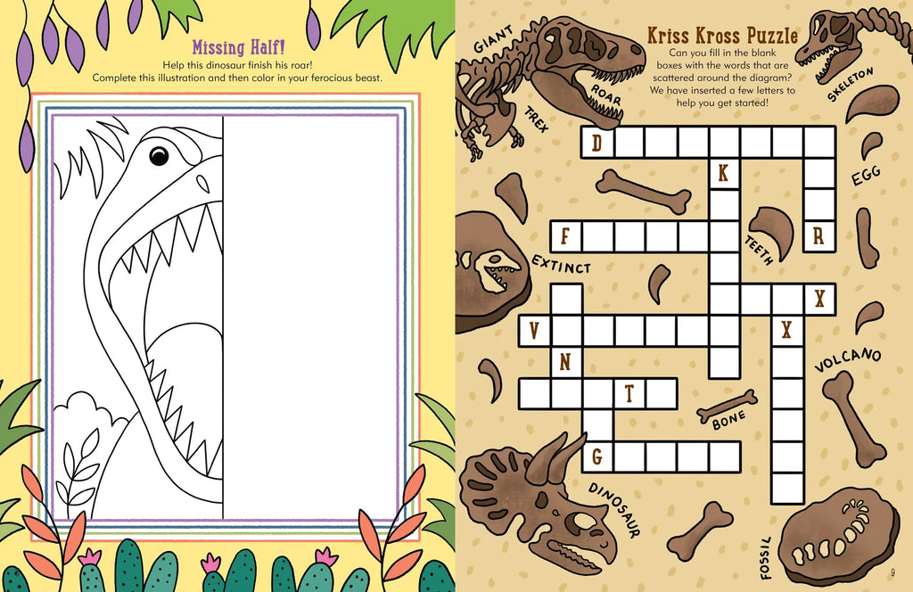 DINOSAUR ACTIVITY BOOK!
