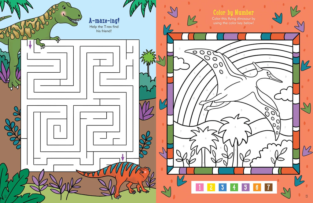 DINOSAUR ACTIVITY BOOK!