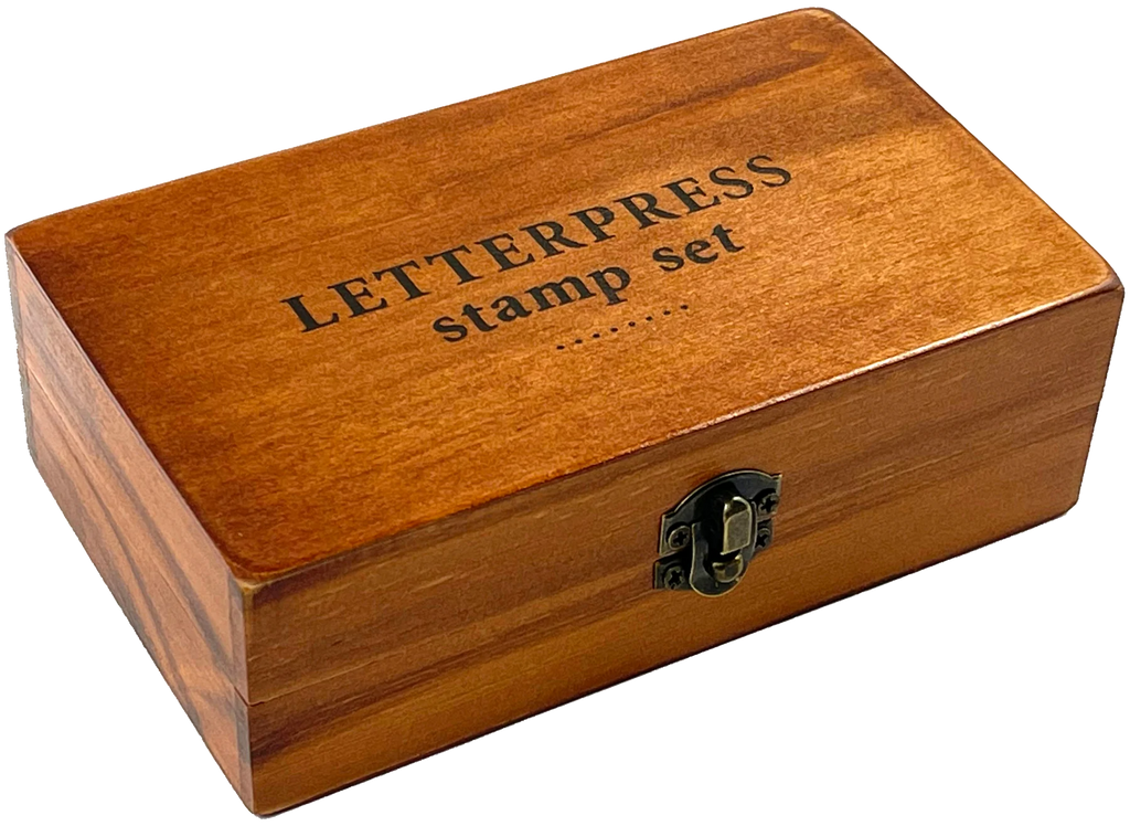 STUDIO SERIES LETTERPRESS STAMP SET