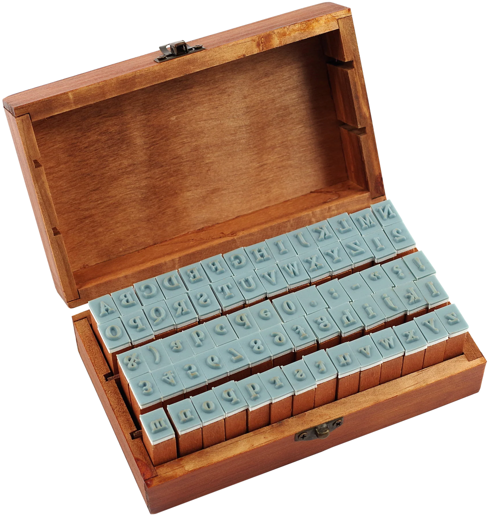 STUDIO SERIES LETTERPRESS STAMP SET