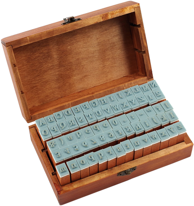 STUDIO SERIES LETTERPRESS STAMP SET