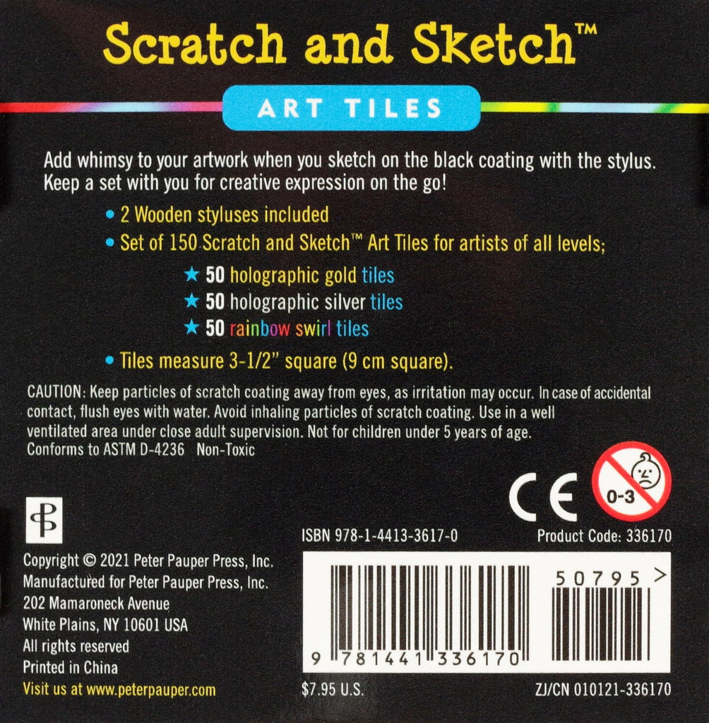 SCRATCH & SKETCH ART TILES