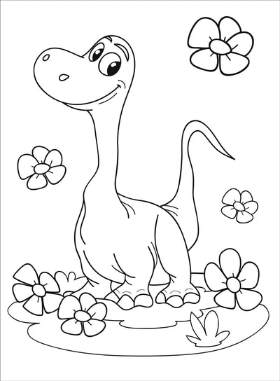 DINOSAURS COLORING BOOK!