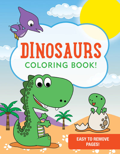 DINOSAURS COLORING BOOK!