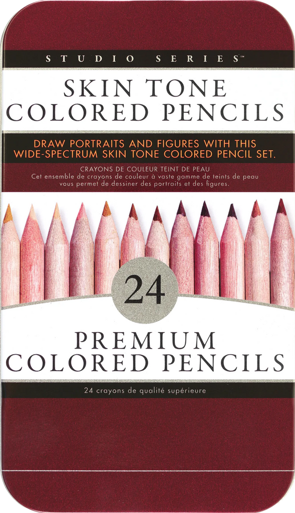 SKIN TONE COLORED PENCILS (SET OF 24)
