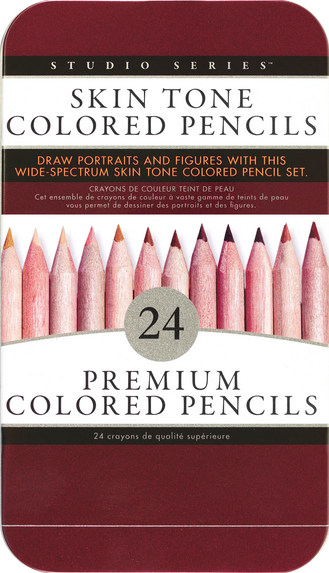 SKIN TONE COLORED PENCILS (SET OF 24)