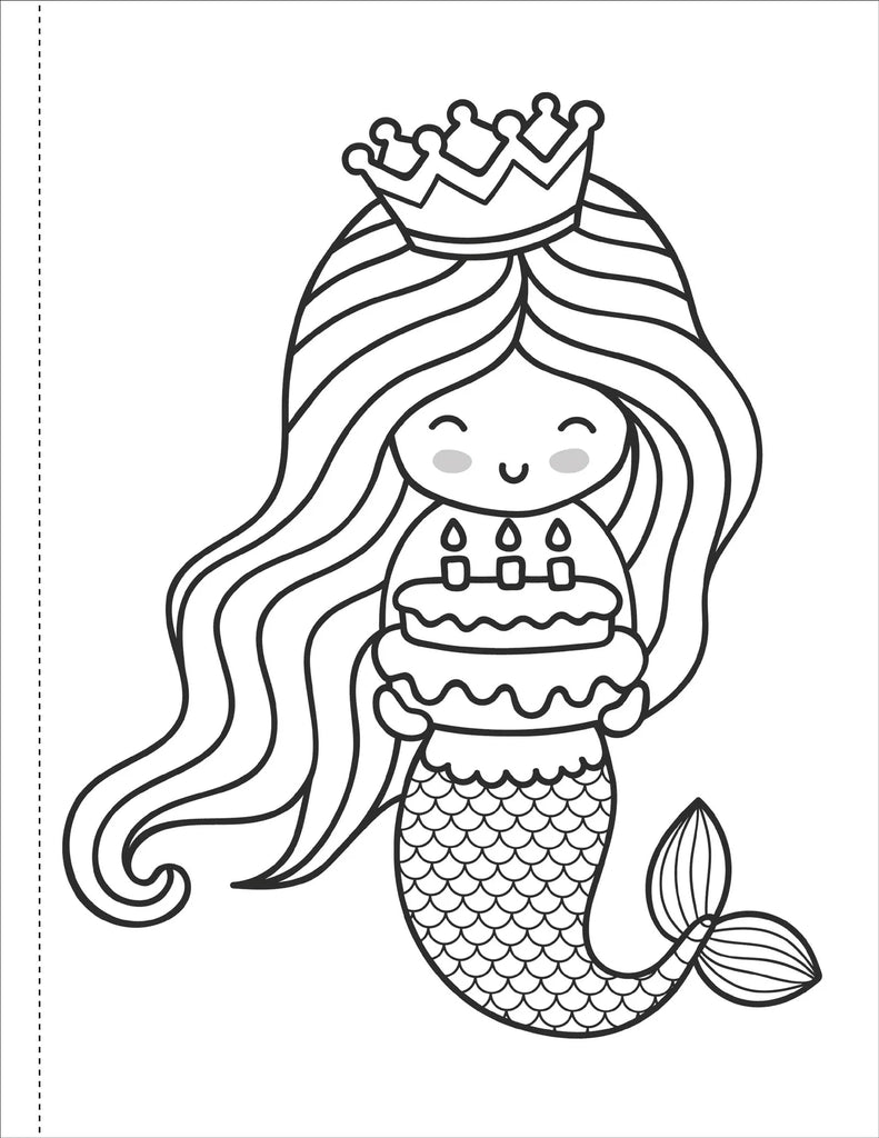 MERMAIDS COLORING BOOK!