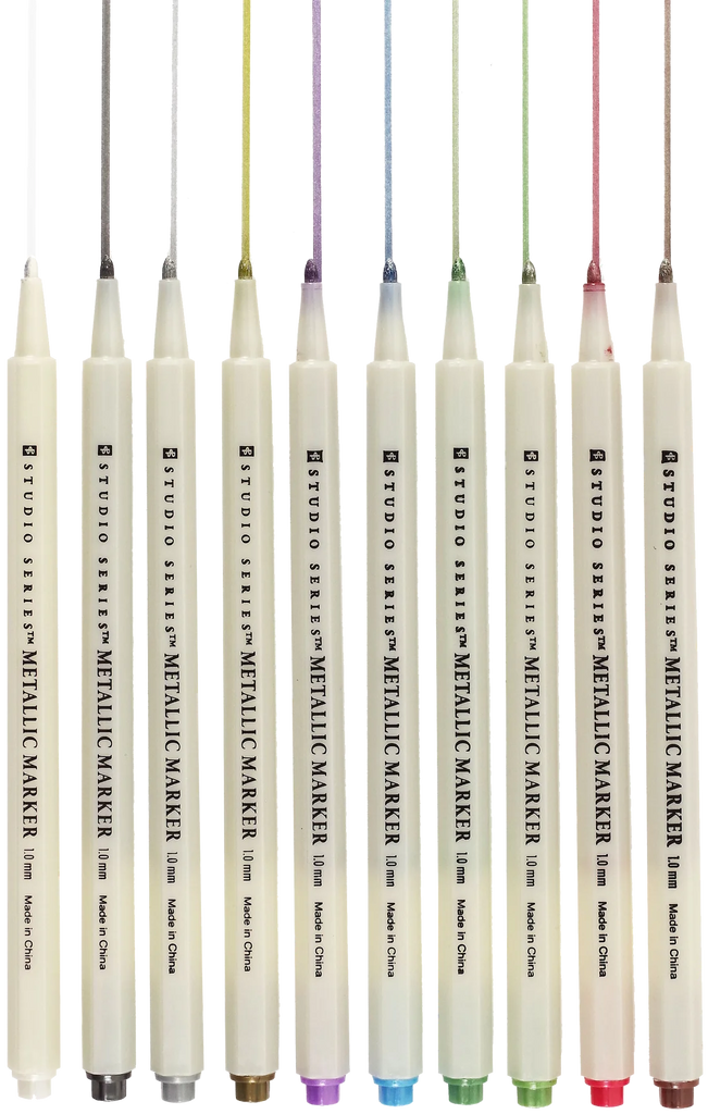 STUDIO SERIES METALLIC MARKERS SET