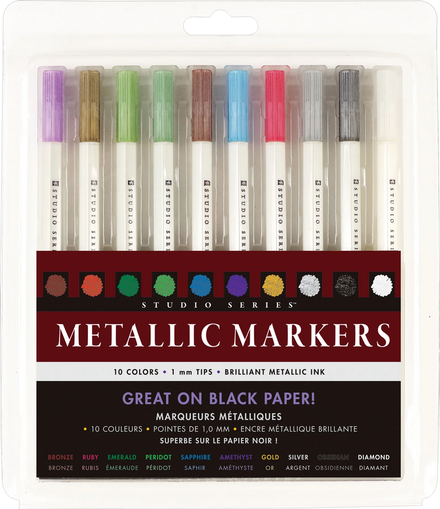 STUDIO SERIES METALLIC MARKERS SET